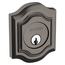 Baldwin - 8237.076 - BETHPAGE DEADBOLT FOR 2 1/8" DOOR PREP - LIFETIME (PVD) GRAPHITE NICKEL 8237076
